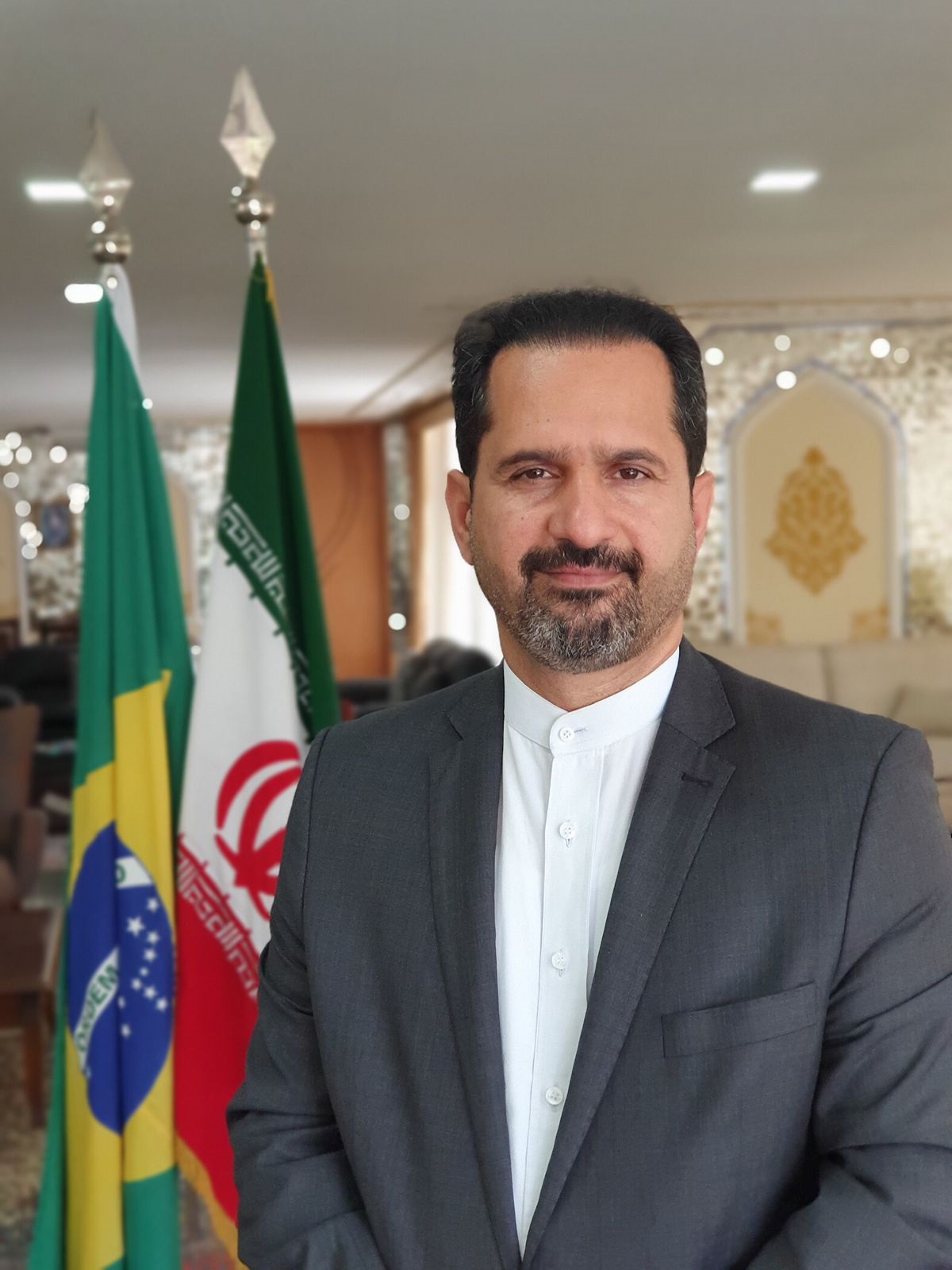 Hossein Gharibi é embaixador da República Islâmica do Irã no Brasil